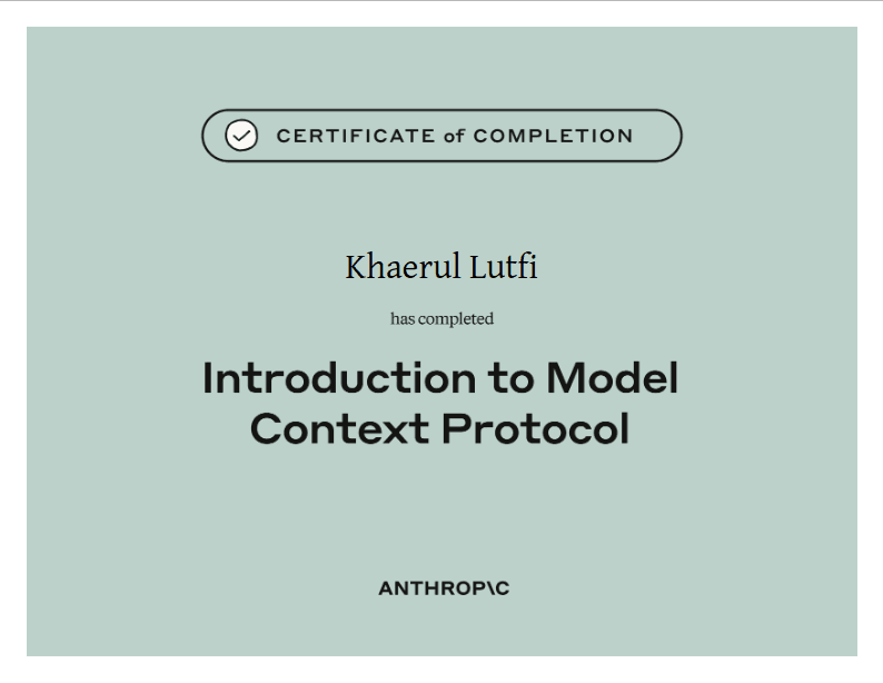 Model Context Protocol (MCP) Course