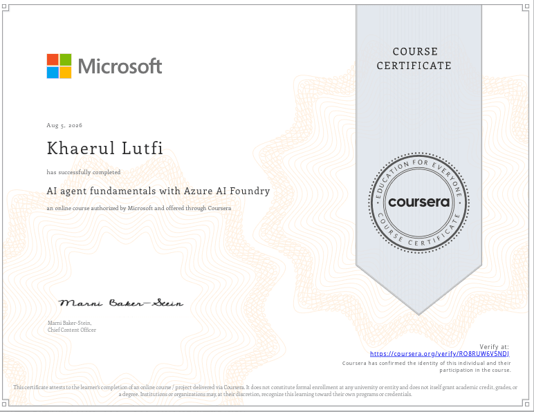 AI Agent Fundamentals with Azure AI Foundry