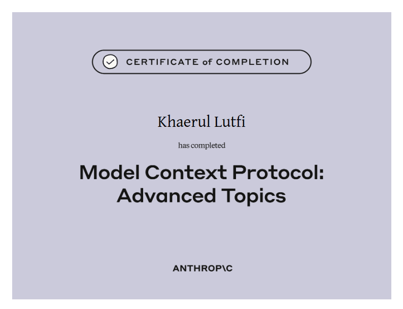 Model Context Protocol: Advanced Topics